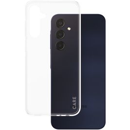 CARE by PanzerGlass Fashionable Doorzichtig Samsung Galaxy A25 5G Hoesje Flexibel TPU Backcover - Transparant