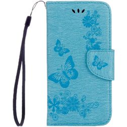 Mobigear Butterfly Samsung Galaxy A5 (2017) Hoesje Bookcase Portemonnee - Blauw