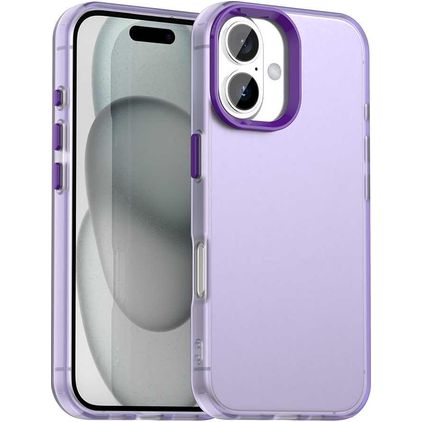 Mobigear Crystal iPhone 18 Hoesje Hardcase Backcover - Paars