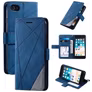 Mobigear Rhombus iPhone 7 Hoesje Bookcase Portemonnee - Blauw