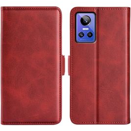 Mobigear Slim Magnet Realme GT Neo 3 Hoesje Bookcase Portemonnee - Rood