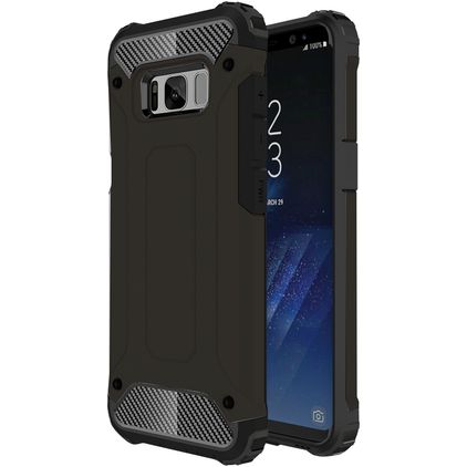 Mobigear Outdoor Samsung Galaxy S8 Hoesje Hardcase Backcover Shockproof - Zwart