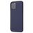 Mobigear Rubber Touch iPhone 12 Siliconen Hoesje Backcover - Donkerblauw