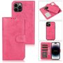 Mobigear Wallet iPhone 15 Pro Hoesje Uitneembare 2in1 Bookcase Portemonnee - Roze