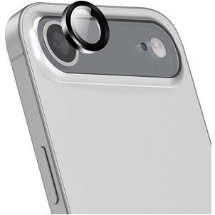 Mobigear Single Lens iPhone Air Glazen Camera Lens Protector - Case Friendly - Zwart