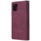 Mobigear Zipper Samsung Galaxy Note 10 Lite Hoesje Bookcase Portemonnee - Rood