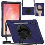 Mobigear SureGrip XGuard Samsung Galaxy Tab S11 Ultra Hoes Hard kunststof / Siliconen Backcover + Stylus Houder + Schouderband + Standaard - Marineblauw