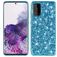 Mobigear Glitter Samsung Galaxy S20 Hoesje Hardcase Backcover - Blauw