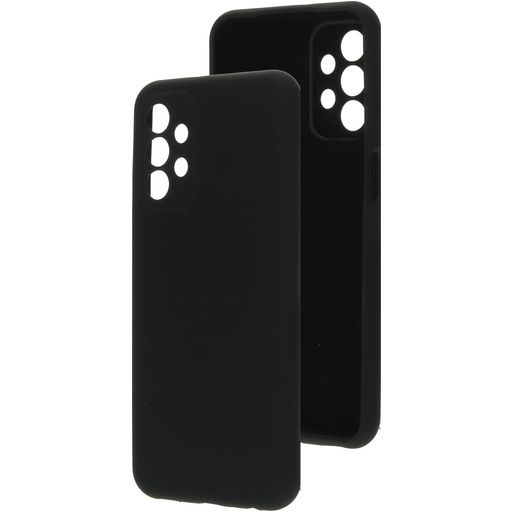 Mobiparts Samsung Galaxy A23 Siliconen Hoesje Backcover - Zwart
