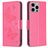 Mobigear Butterfly iPhone 15 Pro Max Hoesje Bookcase Portemonnee - Magenta