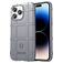 Mobigear Rugged Shield iPhone 14 Pro Max Hoesje Flexibel TPU Backcover Shockproof - Grijs