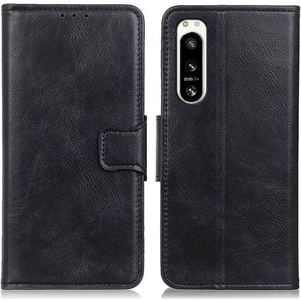 Mobigear Classy Sony Xperia 5 IV Hoesje Bookcase Portemonnee - Zwart