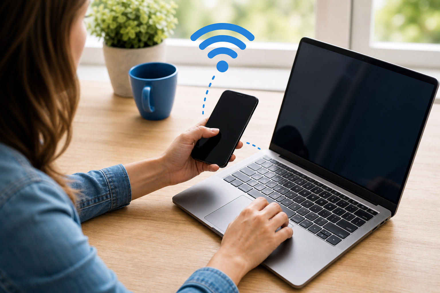Hoe kan ik een hotspot van mijn telefoon naar mijn laptop gebruiken?