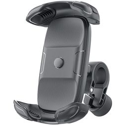 Mobigear FastFit Telefoonhouder Fiets / Motor Fietsstuur Bevestiging Klem Universeel - Zwart