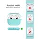 Mobigear Classic Apple AirPods 3 Hoesje Flexibel Siliconen - Emerald Green