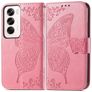 Mobigear Butterfly OPPO Reno 12 Pro Hoesje Bookcase Portemonnee - Roze