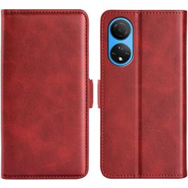 Mobigear Slim Magnet HONOR X7 Hoesje Bookcase Portemonnee - Rood