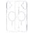 Mobiparts Hardcover Doorzichtig iPhone 16 Plus MagSafe Hoesje Hardcase Backcover - Transparant