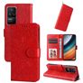Mobigear Sunflower POCO F4 Hoesje Bookcase Portemonnee - Rood