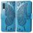 Mobigear Butterfly Samsung Galaxy A70 Hoesje Bookcase Portemonnee - Blauw