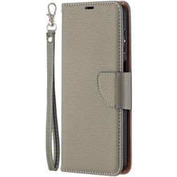 Mobigear Excellent Samsung Galaxy A12 Hoesje Bookcase Portemonnee - Grijs