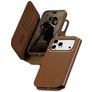 CARE by PanzerGlass Tango Two-in-One iPhone 18 Pro Max MagSafe Hoesje Uitneembare 2in1 Bookcase Portemonnee - Bruin