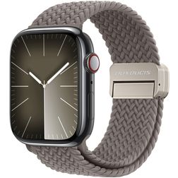 Dux Ducis Mixture Pro Nylon Apple Watch Bandje Magneetsluiting - 49/46/45/44 mm - Clay