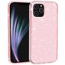 Mobigear Glitter iPhone 12 Pro Max Hoesje Hardcase Backcover - Roze