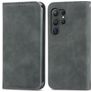 Mobigear Retro Slim Samsung Galaxy S25 Ultra Hoesje Bookcase Portemonnee - Grijs