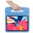 Mobigear Classic iPad Air 3 (2019) Kinder Tablethoes met Handvat - Blauw