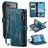 CaseMe C30 iPhone Air Hoesje Bookcase Portemonnee - Blauw