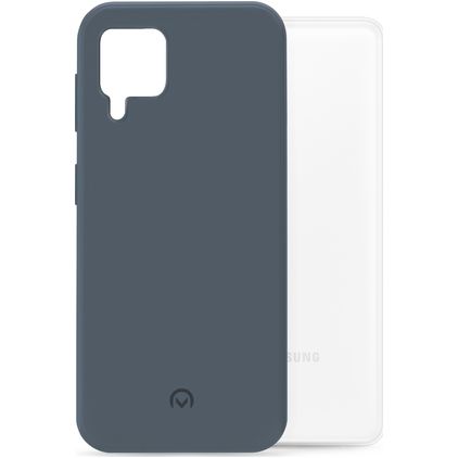Mobilize Rubber Gelly Samsung Galaxy A22 4G Hoesje Flexibel TPU Backcover - Matt Blue