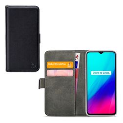 Mobilize Classic Gelly Wallet Realme C3 Hoesje Bookcase Portemonnee - Zwart