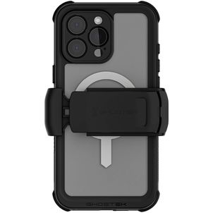 Ghostek Nautical Belt iPhone 16 Pro Max Waterdicht MagSafe Hoesje Hardcase Backcover Shockproof - Transparant / Zwart