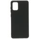 Mobiparts Samsung Galaxy A71 Siliconen Hoesje Backcover - Zwart