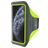 Mobiparts Comfort Fit Telefoonhouder Hardlopen iPhone 11 Pro Sport Hoesje Neopreen Sportarmband - Neon Green