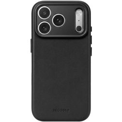 Decoded iPhone 18 Pro Max MagSafe Hoesje Echt Leer Backcover Shockproof - Zwart
