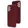 Mobiparts Samsung Galaxy A23 Siliconen Hoesje Backcover - Plum Red
