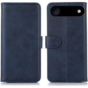 Mobigear Wallet iPhone Air Hoesje Bookcase Portemonnee - Blauw
