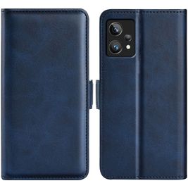 Mobigear Slim Magnet Realme 9 Pro Plus Hoesje Bookcase Portemonnee - Blauw