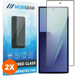 Mobigear Premium Samsung Galaxy Z Fold 7 Glazen Screenprotector - Case Friendly - Zwart (2-Pack)