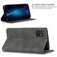Mobigear Retro Slim Samsung Galaxy A51 Hoesje Bookcase - Grijs