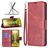 Mobigear Excellent Nokia X30 Hoesje Bookcase Portemonnee - Rood