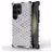 Mobigear Honeycomb Samsung Galaxy S24 Ultra Hoesje Hardcase Backcover Shockproof - Wit