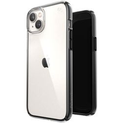 Speck Presidio Perfect Clear Geo iPhone 14 Plus Hoesje Hardcase Backcover Shockproof - Transparant / Zwart
