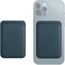 Mobigear Wallet Pasjeshouder - 3 Pasjes - MagSafe Compatible - Blauw