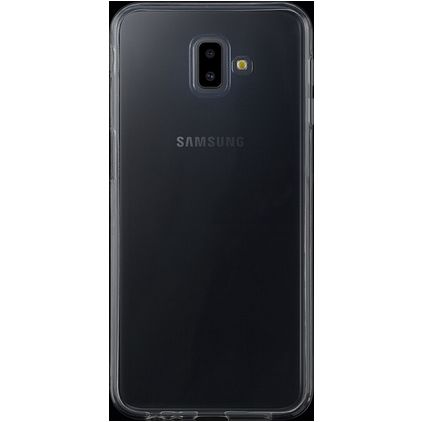 Mobigear Ultra Thin Doorzichtig Samsung Galaxy J6 Plus Hoesje Flexibel TPU Extra Dun Backcover - Transparant