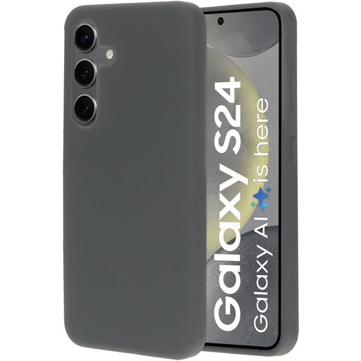 Mobiparts Samsung Galaxy S24 Siliconen Hoesje Backcover - Urban Grey