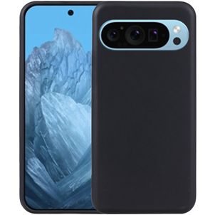 Mobigear Basics Google Pixel 9 Hoesje Flexibel TPU Backcover - Zwart