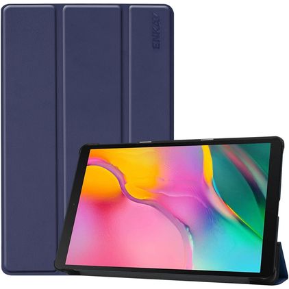 ENKAY Smart Samsung Galaxy Tab A 10.1 (2019) Hoes Bookcase - Donkerblauw